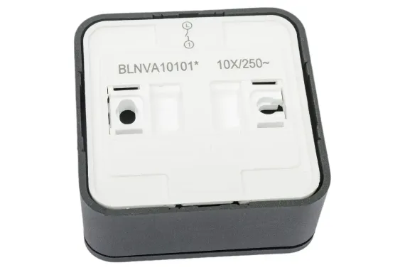 Выключатель Systeme Electric BLANCA 1-клавишный накладной антрацит 30856