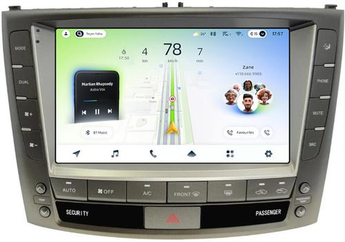 Магнитола для Lexus IS250 XE20 2005-2008 (ШГУ цветной) - Teyes CC4L-DTS монитор 9" IPS, Android 14, Быстрая, Snapdragon 662, CarPlay, 4G SIM-слот