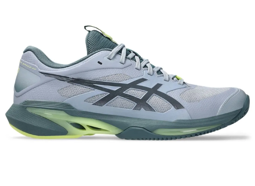 Теннисные кроссовки Asics Solution Speed FF 4 Clay - grey blue/ironclad