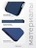 Чехол защитный для iPhone 17 Pro Max / 18 Pro Max 6.9" Gurdini Modern Case with aluminium stand Deep Blue