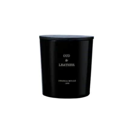 Cereria Molla Свеча Oud leather 600 г 3 узла CM-6649