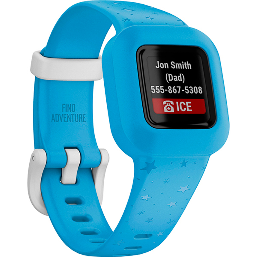 Детский фитнес-браслет Garmin Vivofit jr3 Stars Blue 010-02441-02