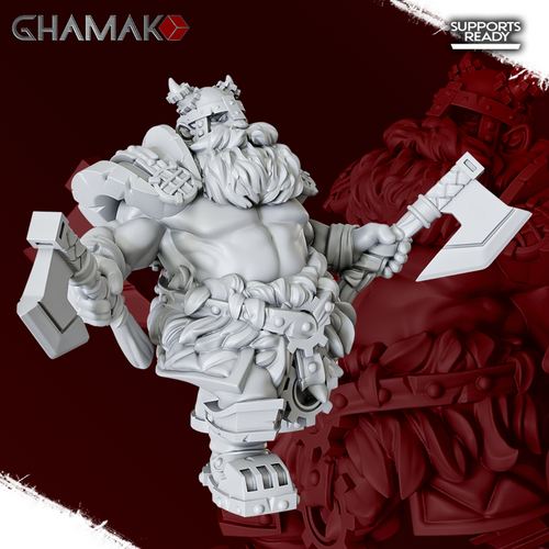 Grand Alliance Order  Kharadron Overlords Dwarf Дварф с парными топорами миниатюра для dnd, днд, pathfinder, фентези, Настольная игра, НРИ, Варгейм, РПГ