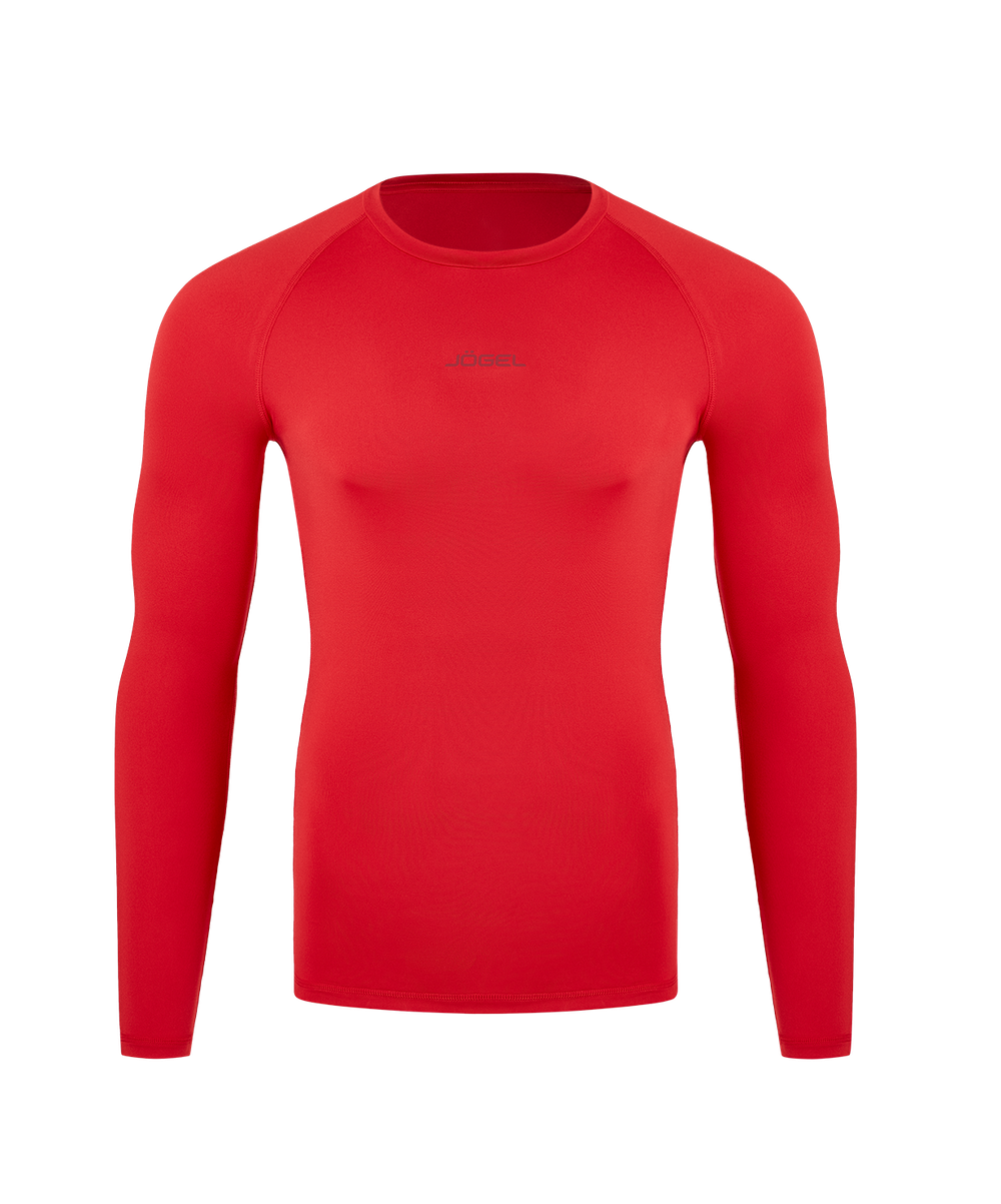 Футболка компрессионная с длинным рукавом Jögel CAMP PerFormDRY Baselayer LS Tee, красный