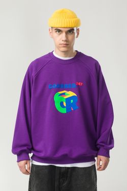 Толстовка Overcrew Summer Intendo Фиолетовый Яркий