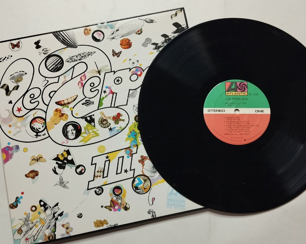 Винтажная виниловая пластинка LP Led Zeppelin III (USA 1975)