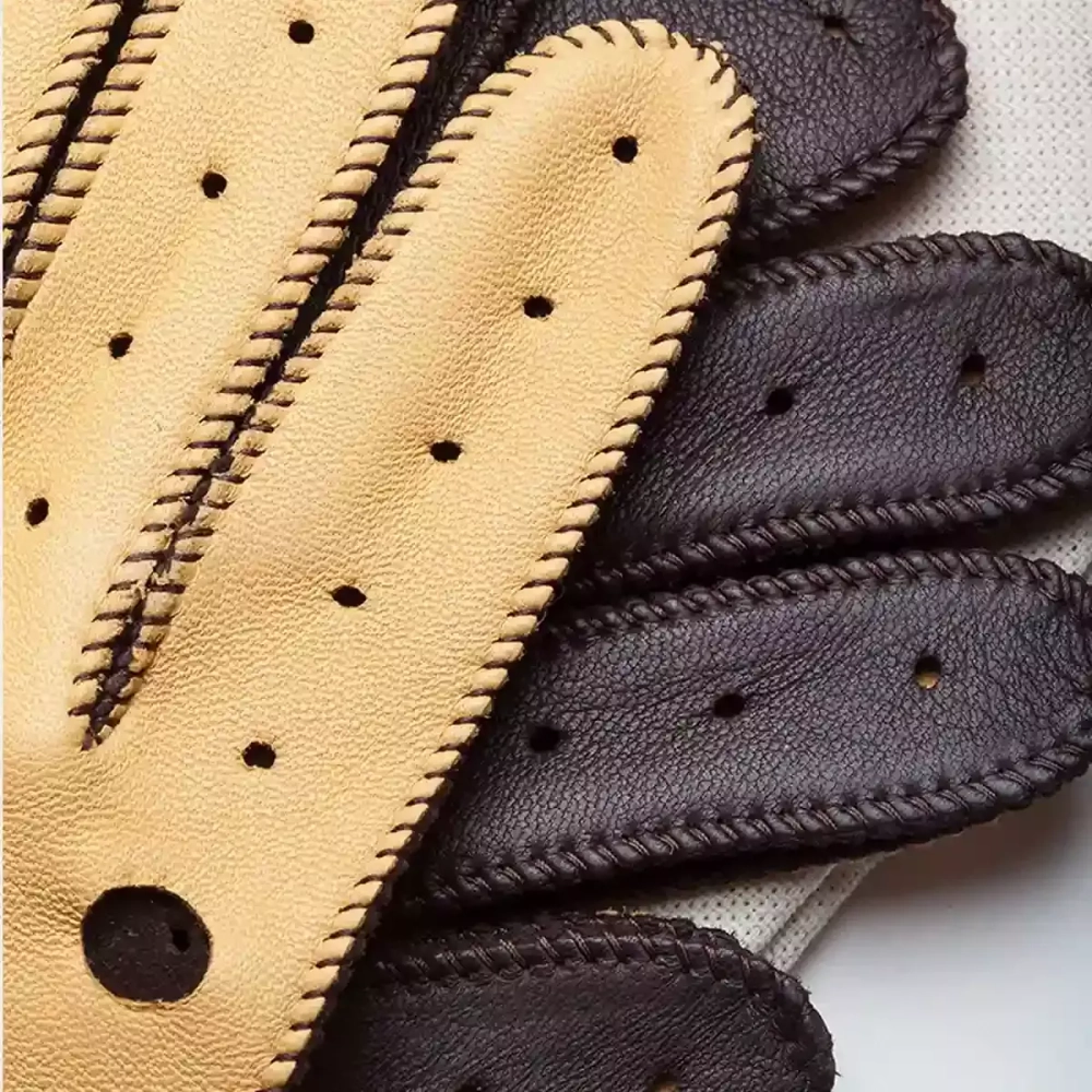 Водительские перчатки Cafe Leather Triton Driving Gloves - L