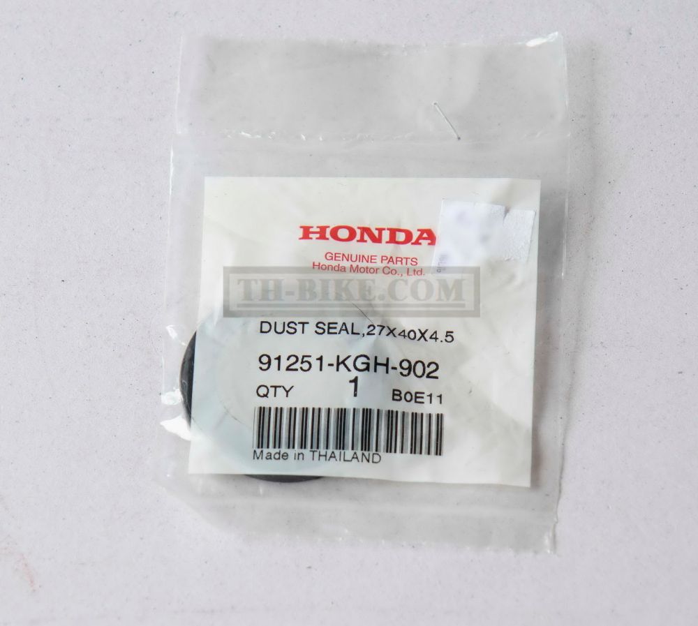 91251-KGH-902 (91251-KGH-901). DUST SEAL, 27X40X4.5 (NOK)