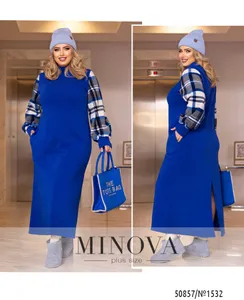 Платье 1532-электрик Minova
