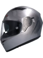 Шлем SHIRO SH600 SCRATCHED CHROME 2XL