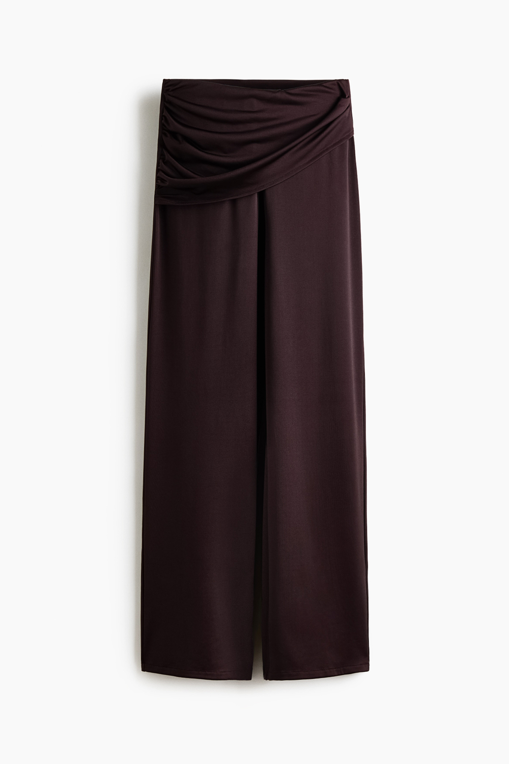 Широкие брюки с асимметричным ярусом - H&M