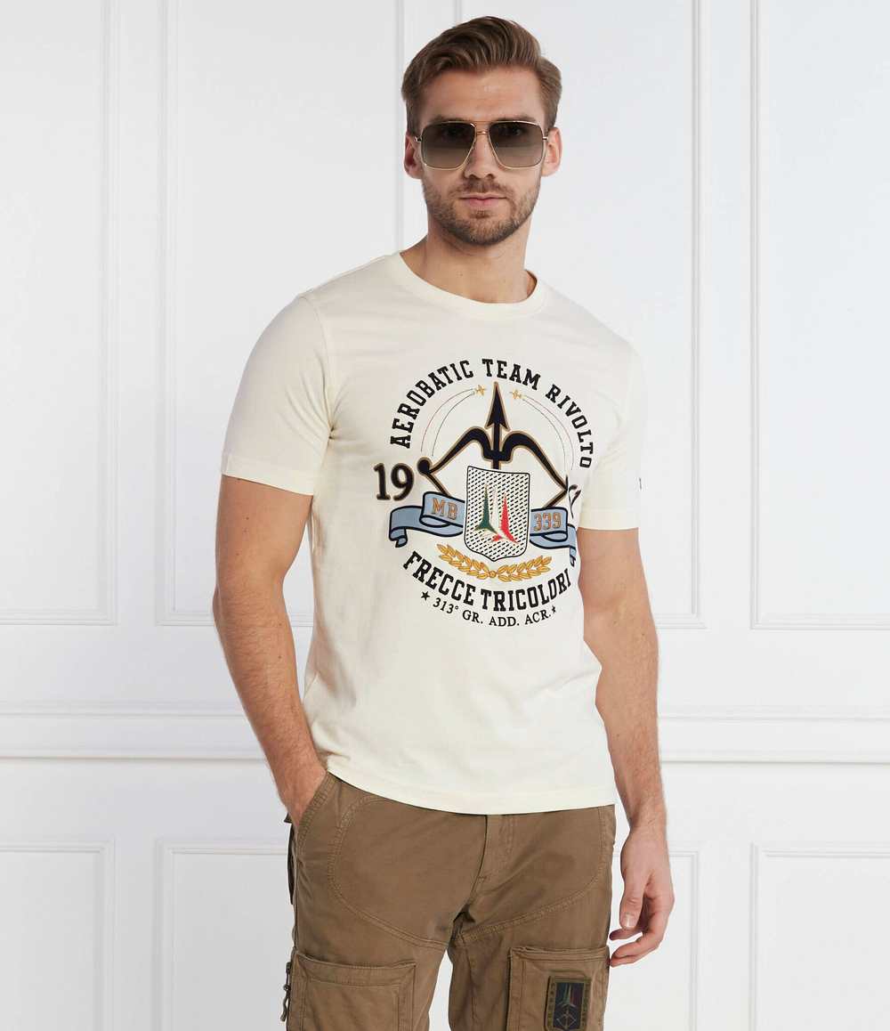 Футболка Aeronautica Militare - кремовый (TS2152J597)