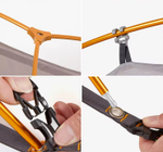 Палатка Naturehike Cycling (Spider) Si 1-местная, алюминиевый каркас, сверхлегкая, синяя, артикул NH18A095-D-1NBL.