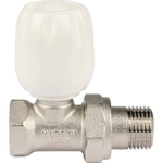 Вентиль ручной регулировки прямой STOUT - 1/2" (ВР/НР-американка, PN10, Tmax 120°C, с неподъемным шпинделем)