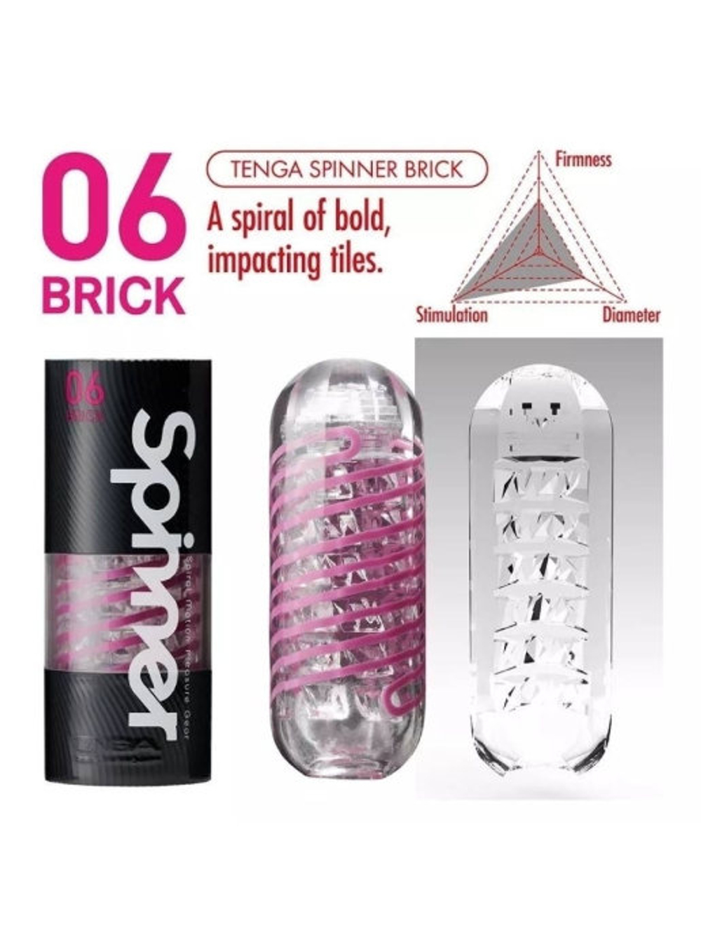 Мастурбатор Tenga Spinner (BRICK)