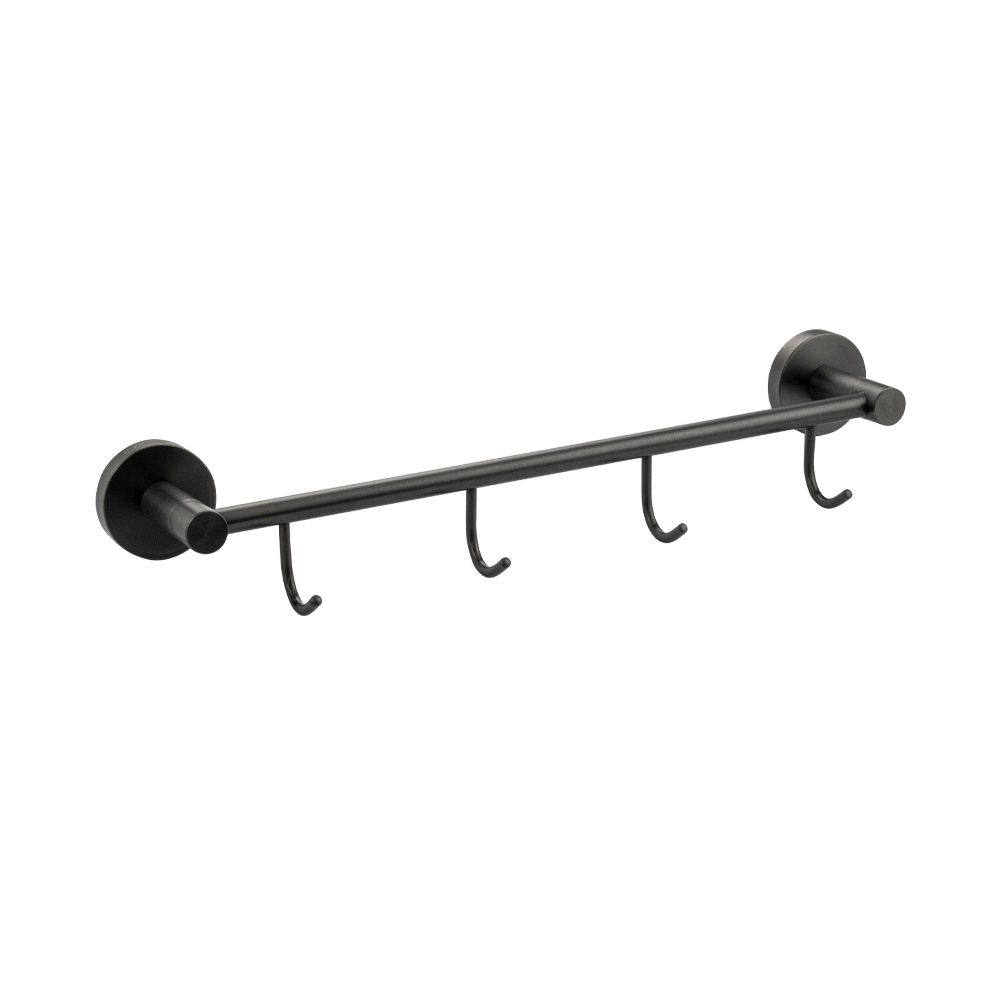 Вешалка GFmark 4 крючка, ГРАФИТ 78205