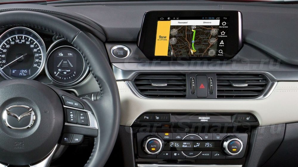 Навигационный блок для Mazda6 2015-2018 (Mazda Connect) - Kuberg LT-MZD-655 на Android 9, и