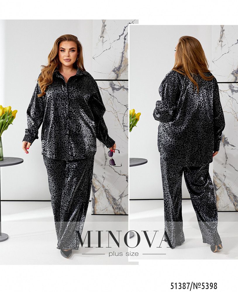 Костюм 5398-черный Minova Костюм 5398-черный Minova