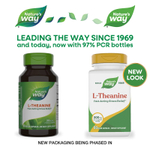 Nature's Way, L-теанин, 60 веганских капсул (100 мг на капсулу)