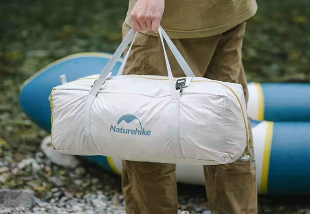 Палатка Naturehike Cloud-Creek PRO, 2-местная, бежево-желтая, артикул CNK2300ZP024-2YPRO.