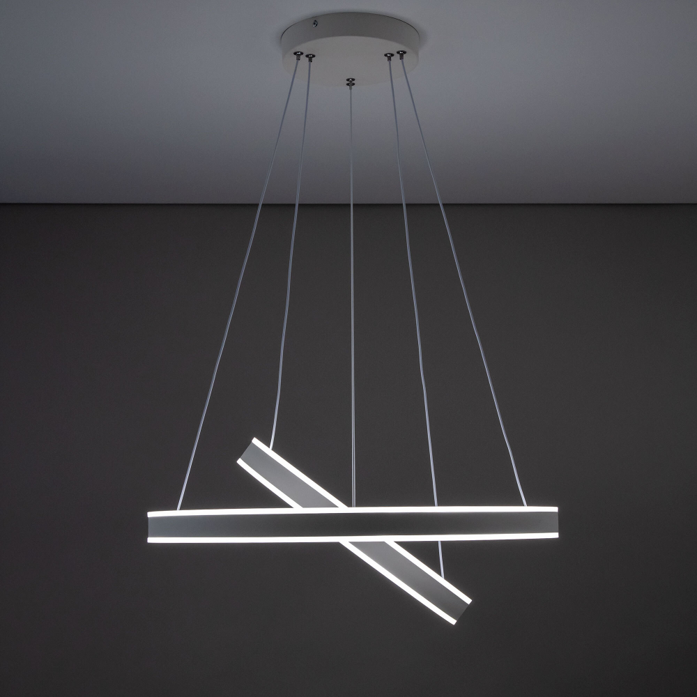 Citilux Дуэт CL719640 LED Люстра подвесная с пультом Белая