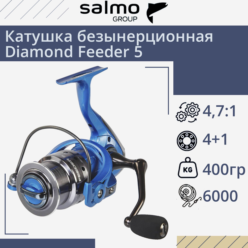Катушка безынерционная Diamond Feeder 5 6000FD