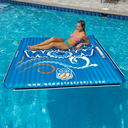 Матрас надувной World of watersports синий, 1,8x1,8 м