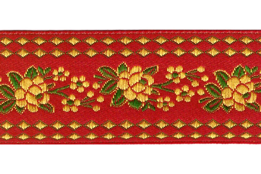 Тесьма жаккард, с3379, рис. 9847, ш. 4,7-5 см