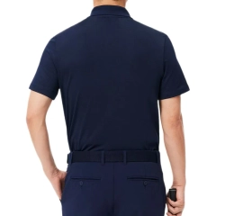 Мужское теннисное поло Lacoste Ultra Dry Stretch Golf - navy blue
