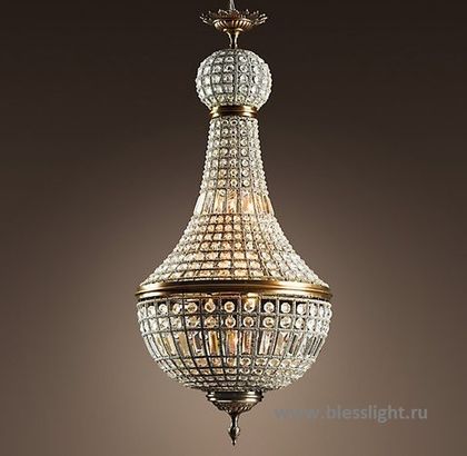 Люстра 19th c. French Empire Crystal D45 подвесная
