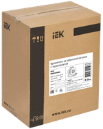 PROFESSIONAL Катушка УК20 4 места IP44 с заземлением с термозащитой КГ 3х1,5мм2 на металлическом барабане 20м IEK