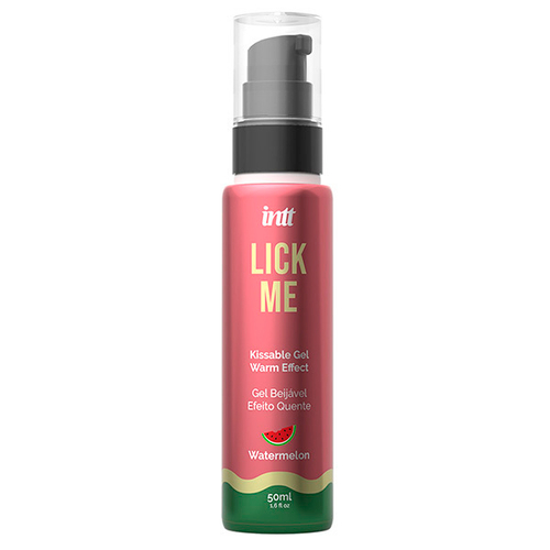 Гель с согревающим эффектом и ароматом арбуза INTT Lick Me 50мл