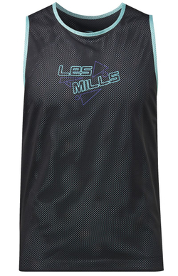 Мужская теннисная футболка Reebok Les Mills Reversible Pinny - black