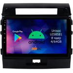 Магнитола для Toyota Land Cruiser 200 2007-2015 (экран климата внизу) - Airok RM-1111 Android 12, Carplay, 4G SIM-слот