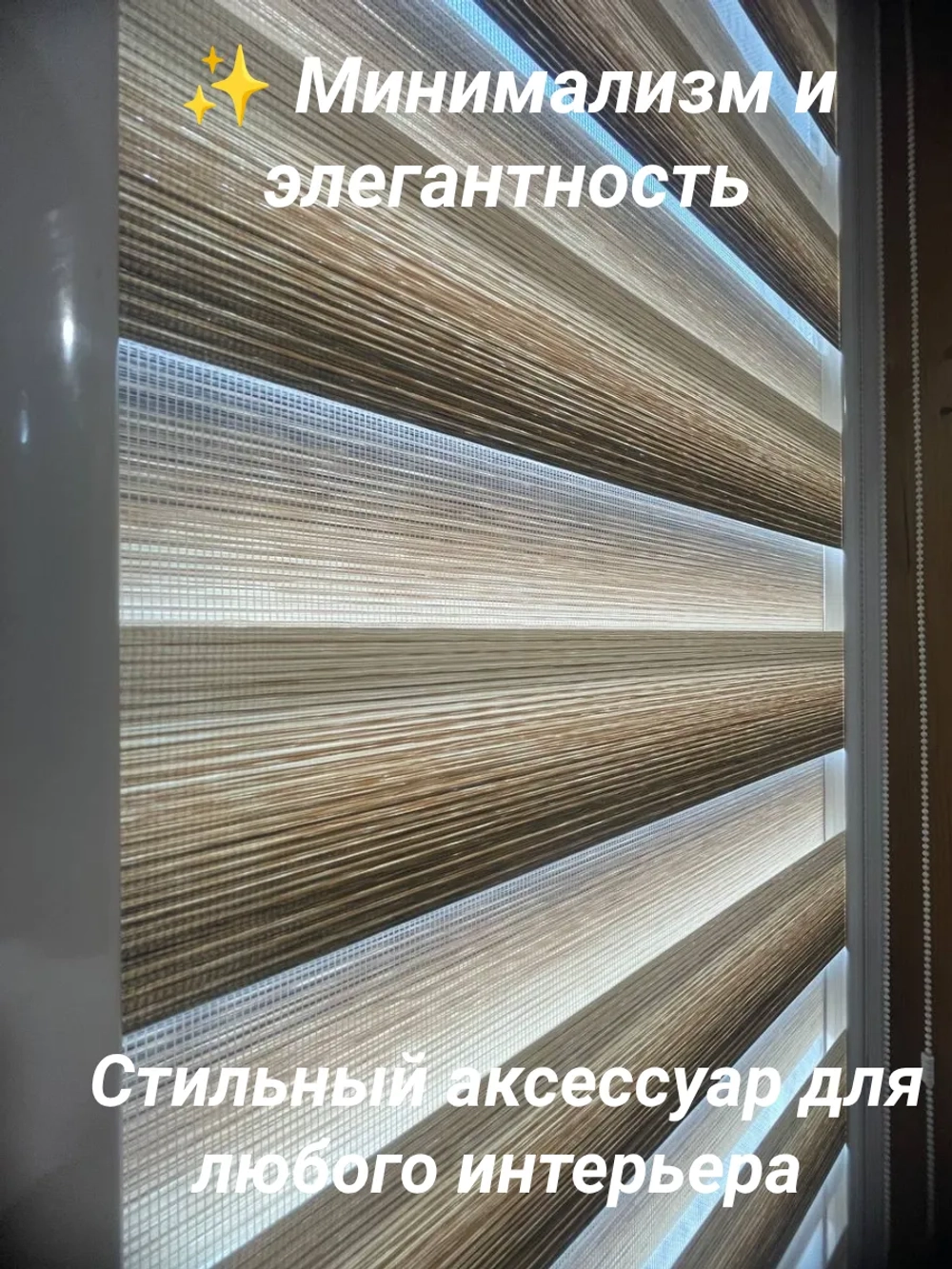 Рулонные шторы День-Ночь 66х140 см