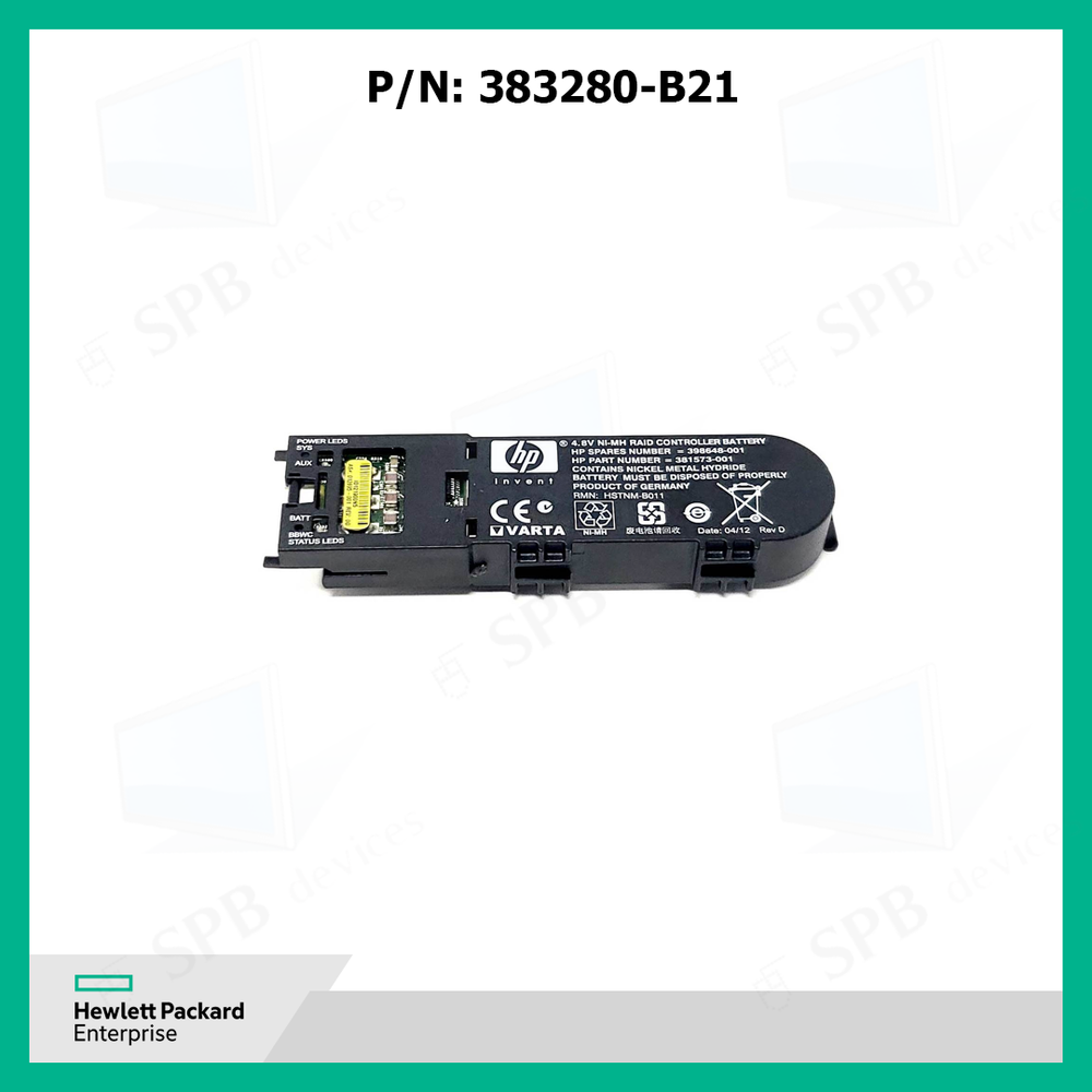 Батарея контроллера 383280-B21 HP Smart Array Cache Battery P400 / P400i / E500 398648-001, 381573-001