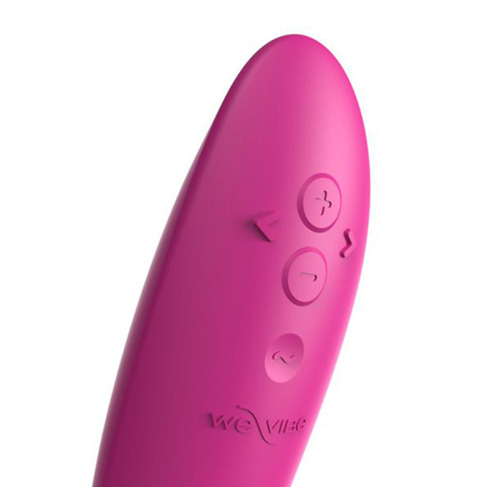 Розовый изогнутый вибромассажер 21,7см We-Vibe Rave 2 SNRA2SG3