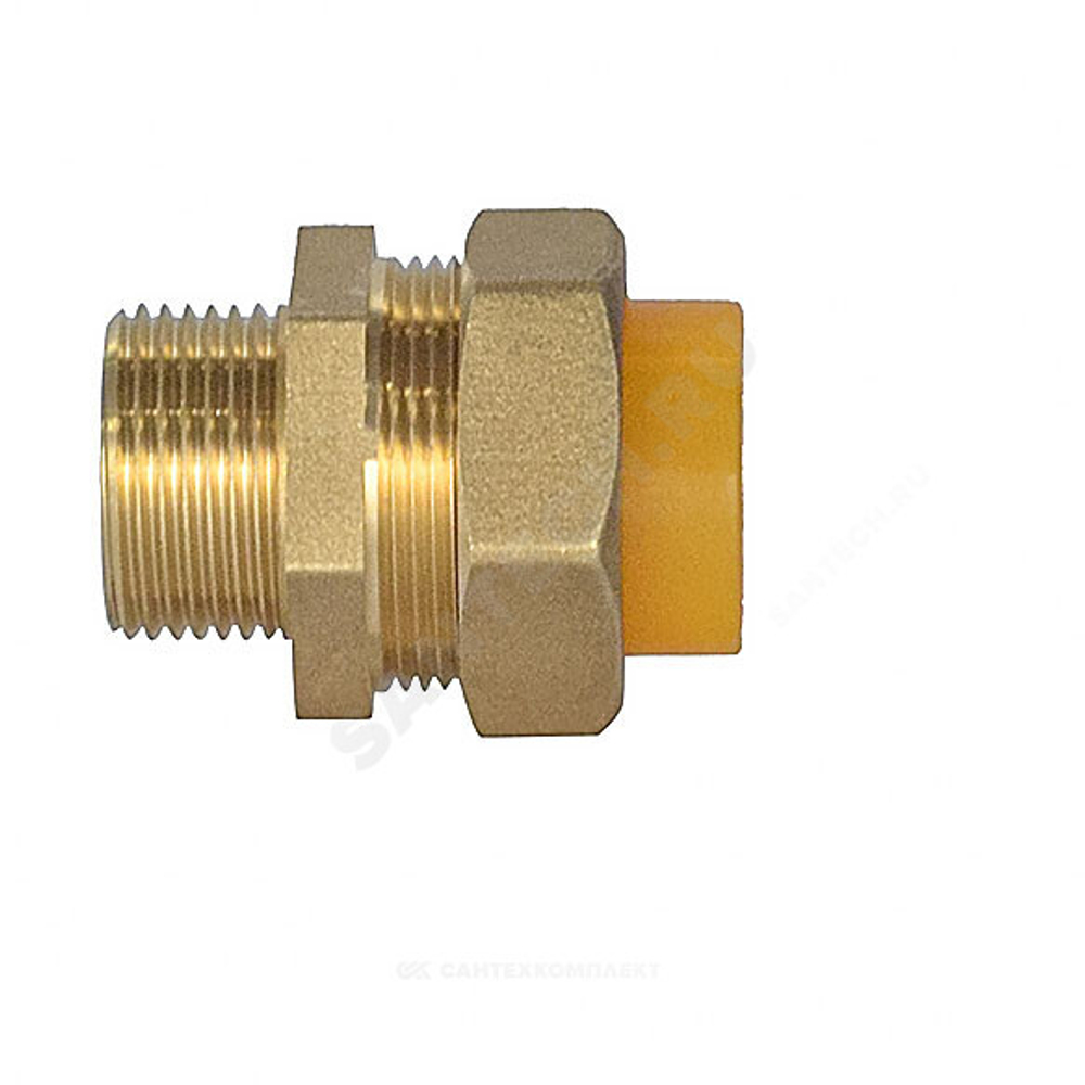 Муфта латунь 20Aх3/4" обжим/НР для газоснабжения STAHLMANN SSMG2003/4BGZ