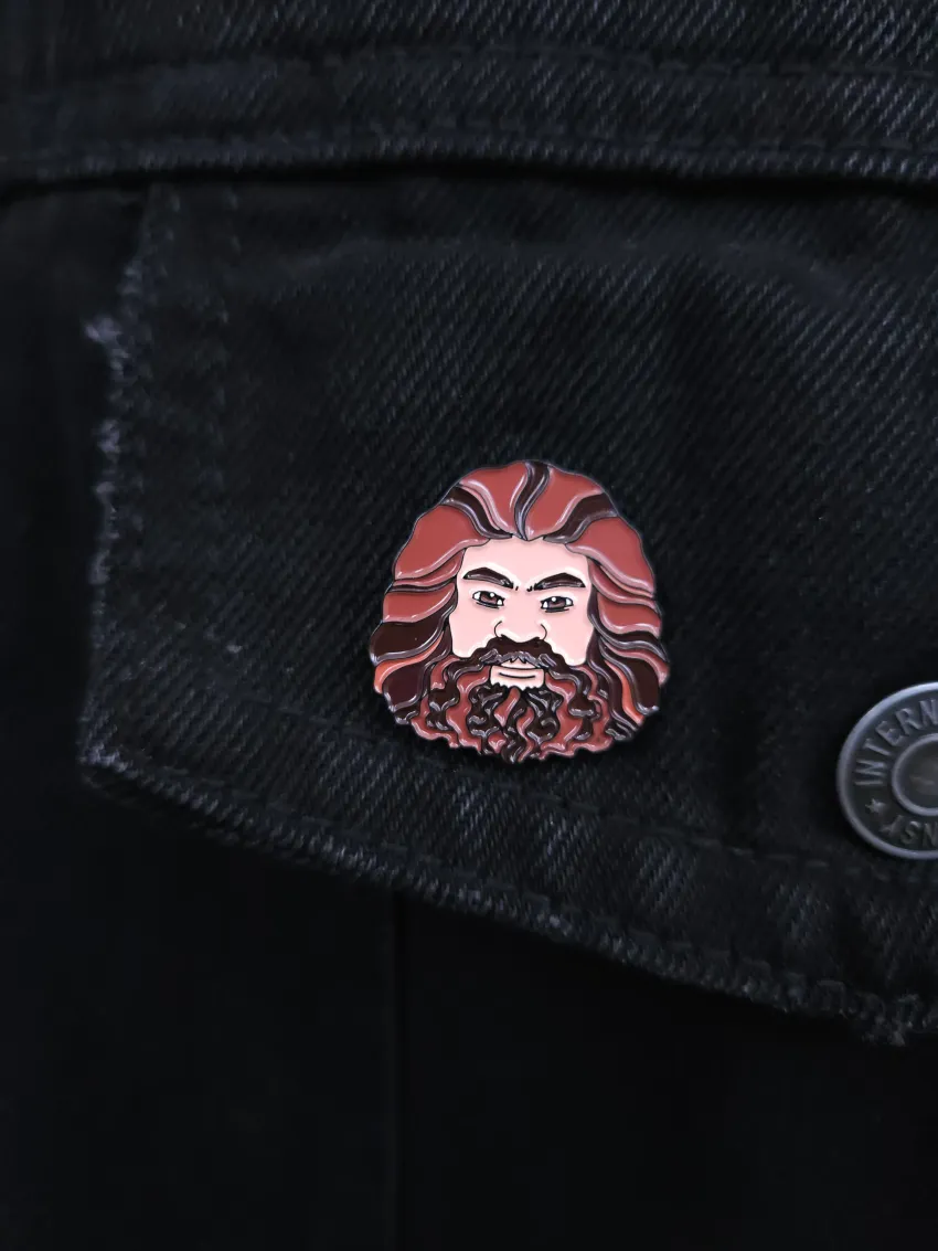Металлический пин "Harry Potter: Hagrid"