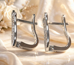 Ювелирные серьги из серебра 925 пробы