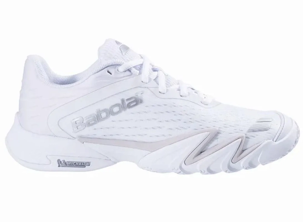 Женские кросовки для Padel Babolat Premura 3 - white/silver