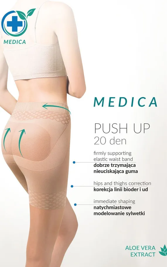 127 Medica Push-Up 20 den Nero