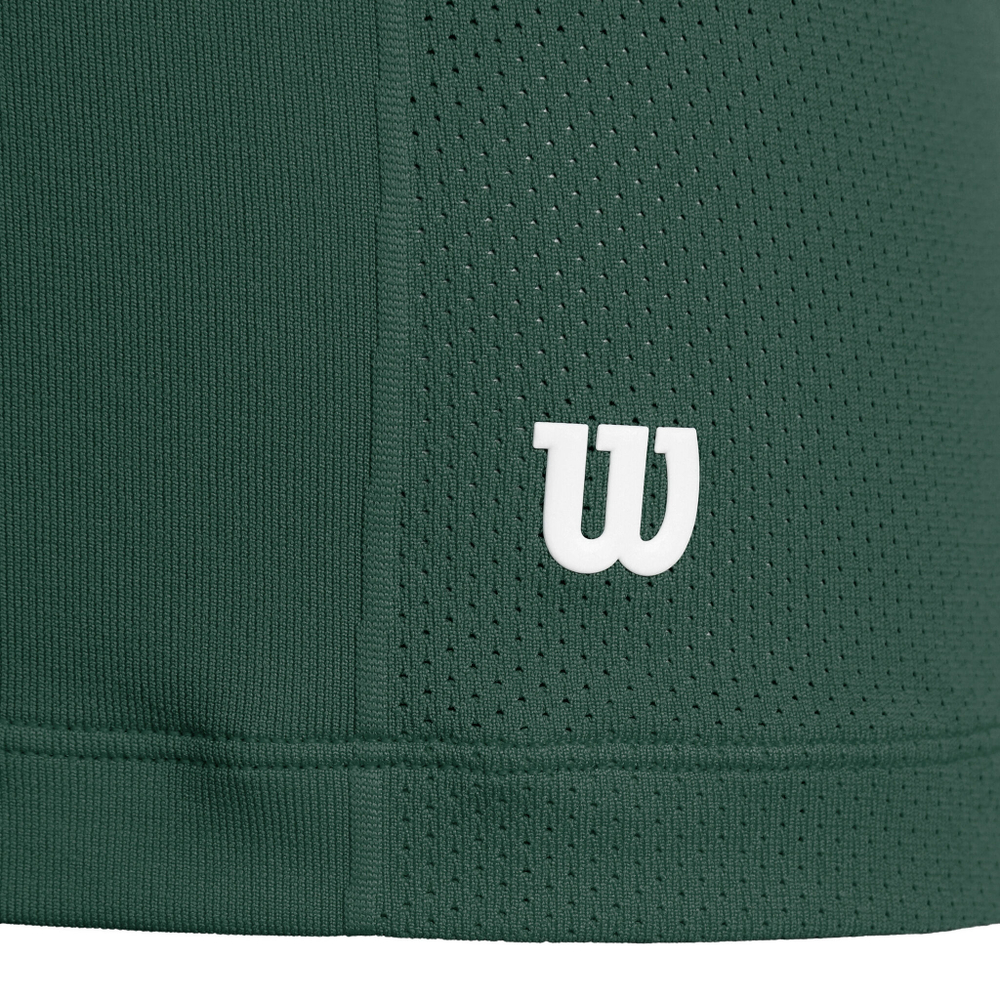 Мужское теннисное поло Wilson Players Seamless Crew 2.0 T-Shirt Men - Green