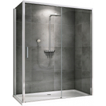 Душевой уголок Abber Komfort 160x90 AG93160-S92 профиль Хром стекло прозрачное