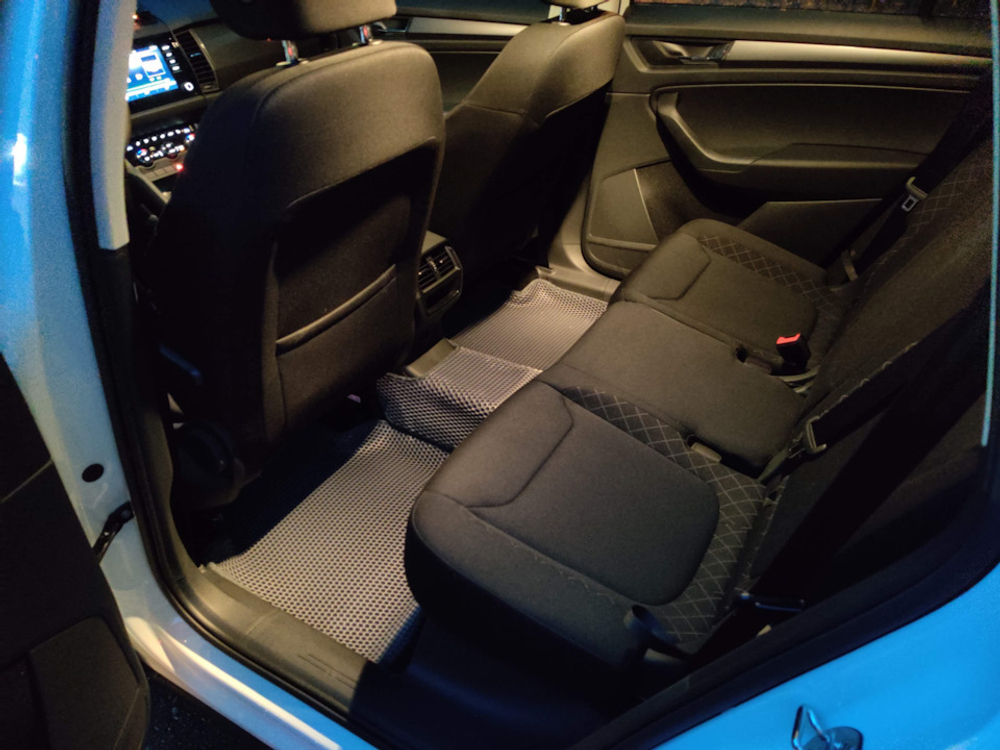 Автоковрики для Skoda Kodiaq, 7 мест, (2016-2025)