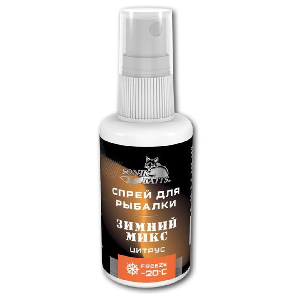 Спрей для рыбалки Sonik Baits 0.05л ЗИМНИЙ МИКС Цитрус