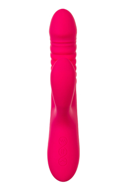 Виброкролик с функцией Up&Down JOS Seri, силикон, розовый, 22 см