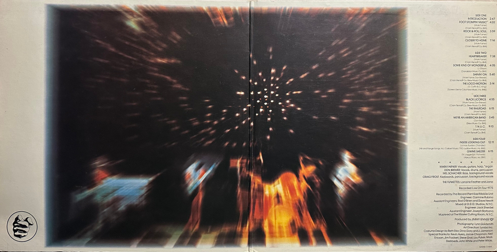 Grand Funk Railroad - Caught In The Act 2LP (США 1975г.)