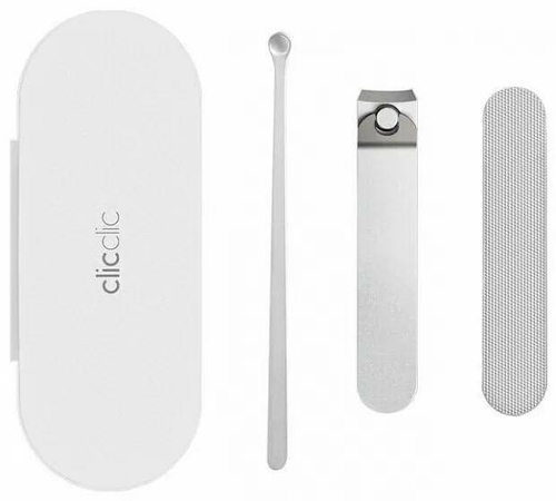 Набор для маникюра Xiaomi Clicclic 3 in 1 Nail Clippers Set CTT001CN серебристый