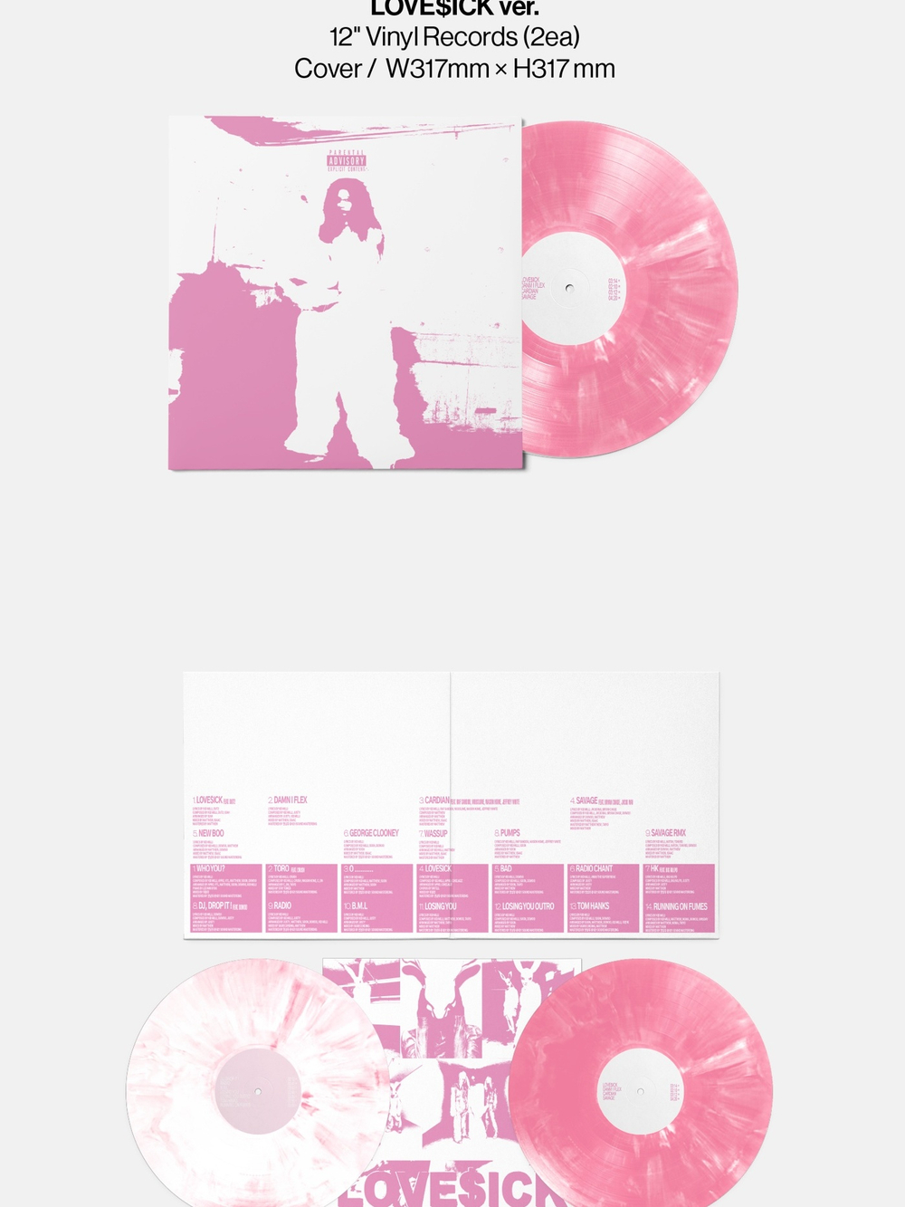 Альбом KID MILLI - LOVE ICK 3rd Studio Album 2LP